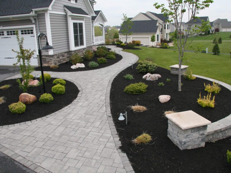 Landscape Design with walkway